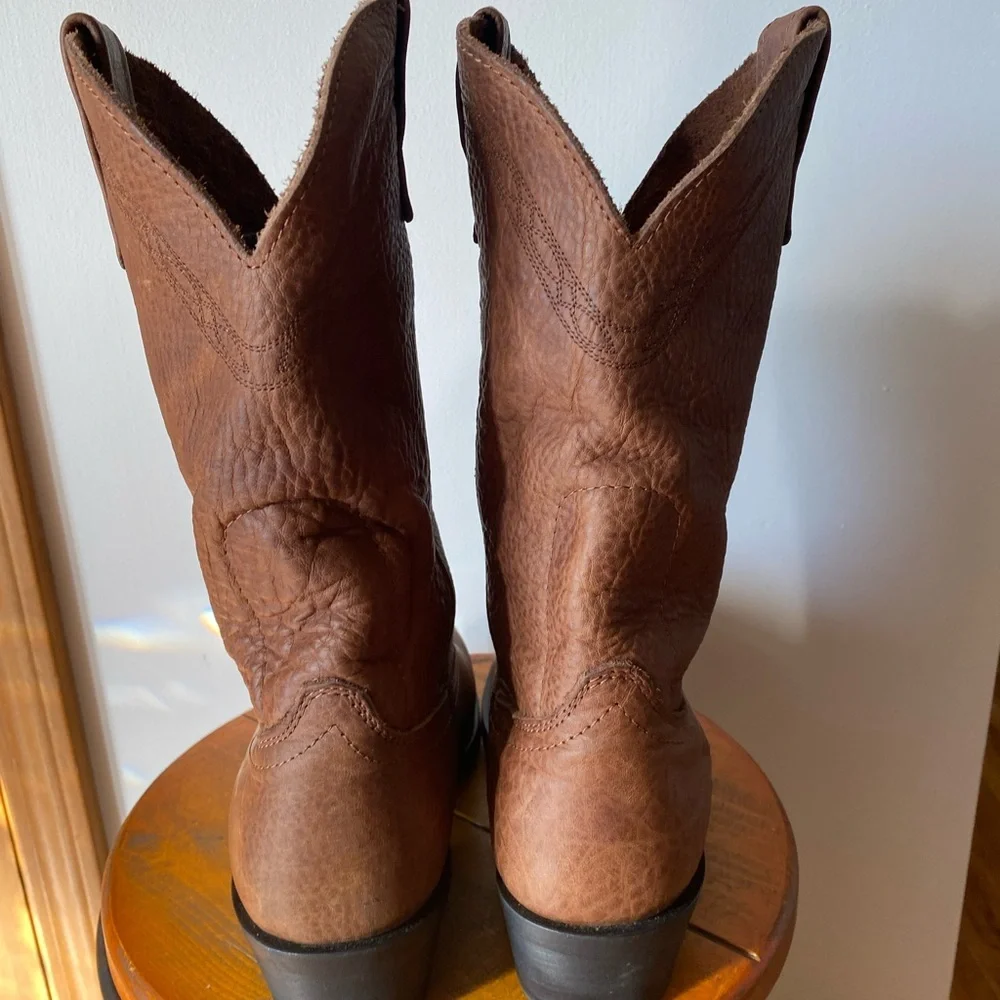 Masterson Boot Co. Brown Leather Cowboy Boots RB4002 Mens Size 8 D‎ Rodeo Ranch